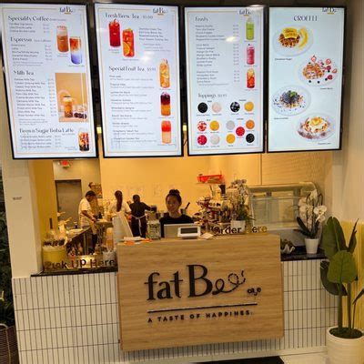 was one person in line in front of me and she promptly ordered and left all while I was checking out the extensive menu. . Fat bee cafe strongsville menu